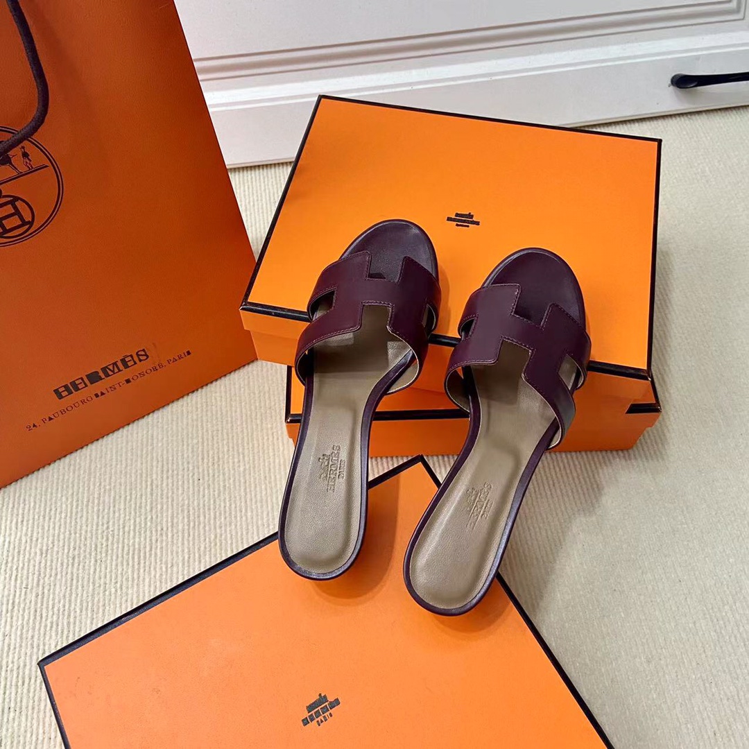 에르메스 올수공 오아시스 슬리퍼 샌들 스위프트 41